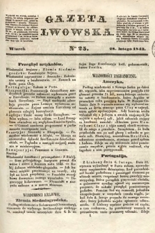 Gazeta Lwowska. 1843, nr 25