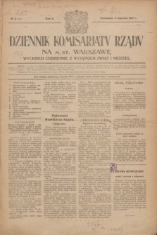 Dziennik Komisarjatu Rządu na M. St. Warszawę.R.2, № 3 (5 stycznia 1921) = № 40