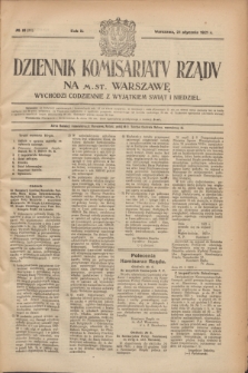 Dziennik Komisarjatu Rządu na M. St. Warszawę.R.2, № 16 (21 stycznia 1921) = № 53