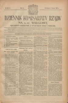 Dziennik Komisarjatu Rządu na M. St. Warszawę.R.2, № 28 (5 lutego 1921) = № 65