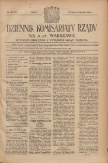 Dziennik Komisarjatu Rządu na M. St. Warszawę.R.2, № 175 (6 sierpnia 1921) = № 302