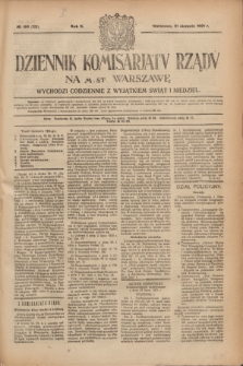 Dziennik Komisarjatu Rządu na M. St. Warszawę.R.2, № 195 (31 sierpnia 1921) = № 322