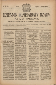 Dziennik Komisarjatu Rządu na M. St. Warszawę.R.2, № 198 (3 września 1921) = № 325