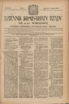 Dziennik Komisarjatu Rządu na M. St. Warszawę.R.2, № 199 (5 września 1921) = № 326
