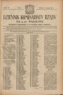 Dziennik Komisarjatu Rządu na M. St. Warszawę.R.2, № 201 (7 września 1921) = № 328