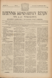Dziennik Komisarjatu Rządu na M. St. Warszawę.R.2, № 232 (14 października 1921) = № 359