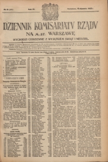 Dziennik Komisarjatu Rządu na M. St. Warszawę.R.3, № 15 (19 stycznia 1922) = № 347