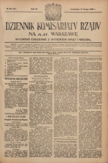 Dziennik Komisarjatu Rządu na M. St. Warszawę.R.3, № 36 (14 lutego 1922) = № 368