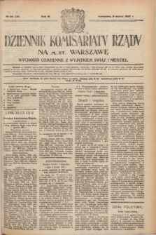 Dziennik Komisarjatu Rządu na M. St. Warszawę.R.3, № 56 (9 marca 1922) = № 388