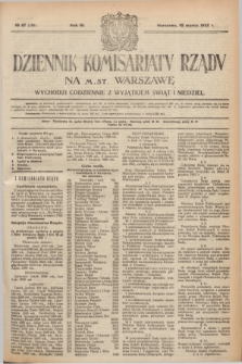 Dziennik Komisarjatu Rządu na M. St. Warszawę.R.3, № 57 (10 marca 1922) = № 389