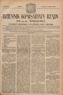 Dziennik Komisarjatu Rządu na M. St. Warszawę.R.3, № 78 (5 kwietnia 1922) = № 410
