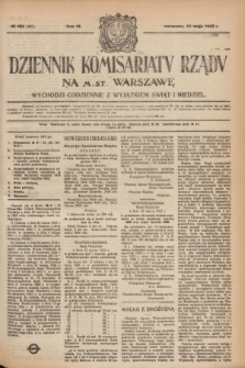 Dziennik Komisarjatu Rządu na M. St. Warszawę.R.3, № 103 (10 maja 1922) = № 435