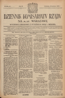Dziennik Komisarjatu Rządu na M. St. Warszawę.R.3, № 138 (23 czerwca 1922) = № 470