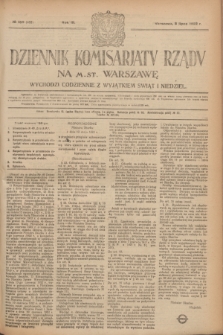 Dziennik Komisarjatu Rządu na M. St. Warszawę.R.3, № 150 (8 lipca 1922) = № 482