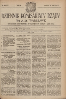 Dziennik Komisarjatu Rządu na M. St. Warszawę.R.3, № 164 (26 lipca 1922) = № 495