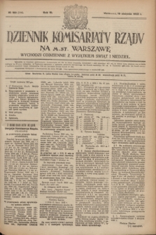 Dziennik Komisarjatu Rządu na M. St. Warszawę.R.3, № 182 (16 sierpnia 1922) = № 514