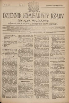 Dziennik Komisarjatu Rządu na M. St. Warszawę.R.3, № 196 (1 września 1922) = № 528