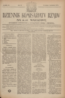 Dziennik Komisarjatu Rządu na M. St. Warszawę.R.3, № 198 (4 września 1922) = № 530