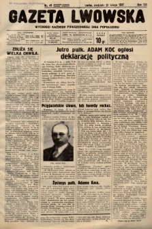 Gazeta Lwowska. 1937, nr 41