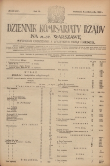 Dziennik Komisarjatu Rządu na M. St. Warszawę.R.3, № 221 (2 października 1922) = № 553