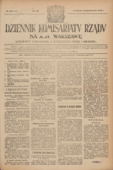 Dziennik Komisarjatu Rządu na M. St. Warszawę.R.3, № 223 (4 października 1922) = № 555