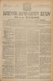 Dziennik Komisarjatu Rządu na M. St. Warszawę.R.3, № 224 (5 października 1922) = № 556