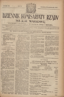 Dziennik Komisarjatu Rządu na M. St. Warszawę.R.3, № 228 (10 października 1922) = № 560
