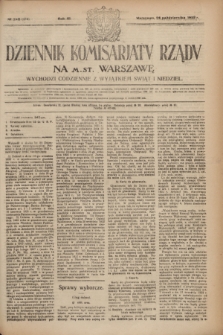 Dziennik Komisarjatu Rządu na M. St. Warszawę.R.3, № 242 (26 października 1922) = № 574