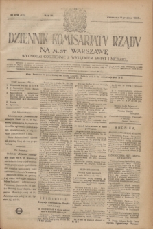 Dziennik Komisarjatu Rządu na M. St. Warszawę.R.3, № 278 (9 grudnia 1922) = № 610