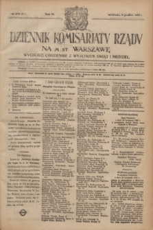 Dziennik Komisarjatu Rządu na M. St. Warszawę.R.3, № 279 (11 grudnia 1922) = № 611