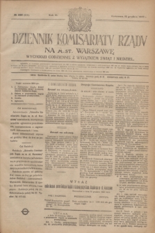 Dziennik Komisarjatu Rządu na M. St. Warszawę.R.3, № 283 (16 grudnia 1922) = № 615
