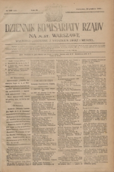 Dziennik Komisarjatu Rządu na M. St. Warszawę.R.3, № 292 (29 grudnia 1922) = № 624