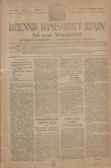 Dziennik Komisarjatu Rządu na M. St. Warszawę.R.4, № 1 (2 stycznia 1923) = № 626
