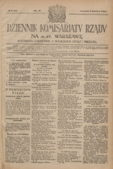 Dziennik Komisarjatu Rządu na M. St. Warszawę.R.4, № 8 (11 stycznia 1923) = № 633