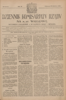 Dziennik Komisarjatu Rządu na M. St. Warszawę.R.4, № 16 (20 stycznia 1923) = № 641