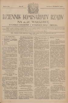 Dziennik Komisarjatu Rządu na M. St. Warszawę.R.4, № 24 (30 stycznia 1923) = № 649