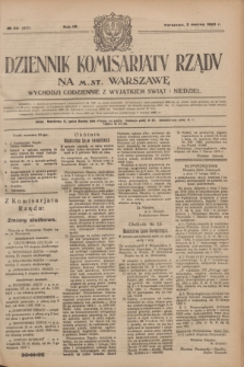 Dziennik Komisarjatu Rządu na M. St. Warszawę.R.4, № 52 (5 marca 1923) = № 677