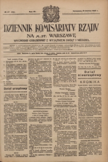 Dziennik Komisarjatu Rządu na M. St. Warszawę.R.4, № 57 (10 marca 1923) = № 682