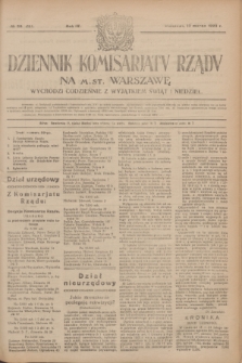 Dziennik Komisarjatu Rządu na M. St. Warszawę.R.4, № 59 (13 marca 1923) = № 684