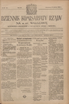 Dziennik Komisarjatu Rządu na M. St. Warszawę.R.4, № 61 (15 marca 1923) = № 685