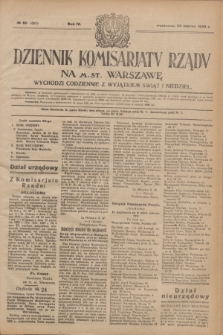 Dziennik Komisarjatu Rządu na M. St. Warszawę.R.4, № 68 (23 marca 1923) = № 693