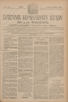 Dziennik Komisarjatu Rządu na M. St. Warszawę.R.4, № 70 (26 marca 1923) = № 695