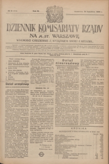 Dziennik Komisarjatu Rządu na M. St. Warszawę.R.4, № 91 (24 kwietnia 1923) = № 716