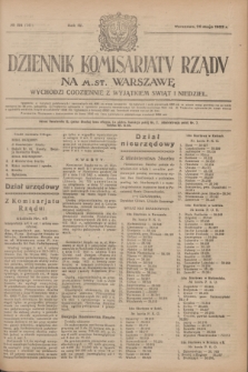 Dziennik Komisarjatu Rządu na M. St. Warszawę.R.4, № 116 (28 maja 1923) = № 741