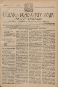 Dziennik Komisarjatu Rządu na M. St. Warszawę.R.4, № 119 (1 czerwca 1923) = № 743