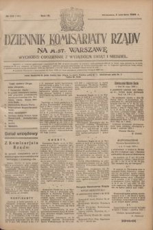 Dziennik Komisarjatu Rządu na M. St. Warszawę.R.4, № 120 (2 czerwca 1923) = № 744
