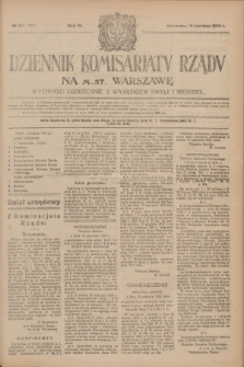 Dziennik Komisarjatu Rządu na M. St. Warszawę.R.4, № 132 (16 czerwca 1923) = № 756