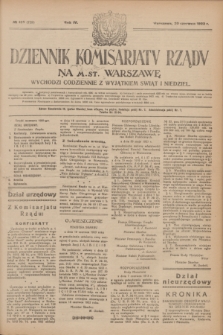Dziennik Komisarjatu Rządu na M. St. Warszawę.R.4, № 135 (20 czerwca 1923) = № 759