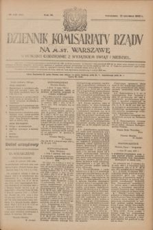 Dziennik Komisarjatu Rządu na M. St. Warszawę.R.4, № 136 (21 czerwca 1923) = № 760