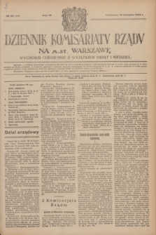 Dziennik Komisarjatu Rządu na M. St. Warszawę.R.4, № 181 (14 sierpnia 1923) = № 805